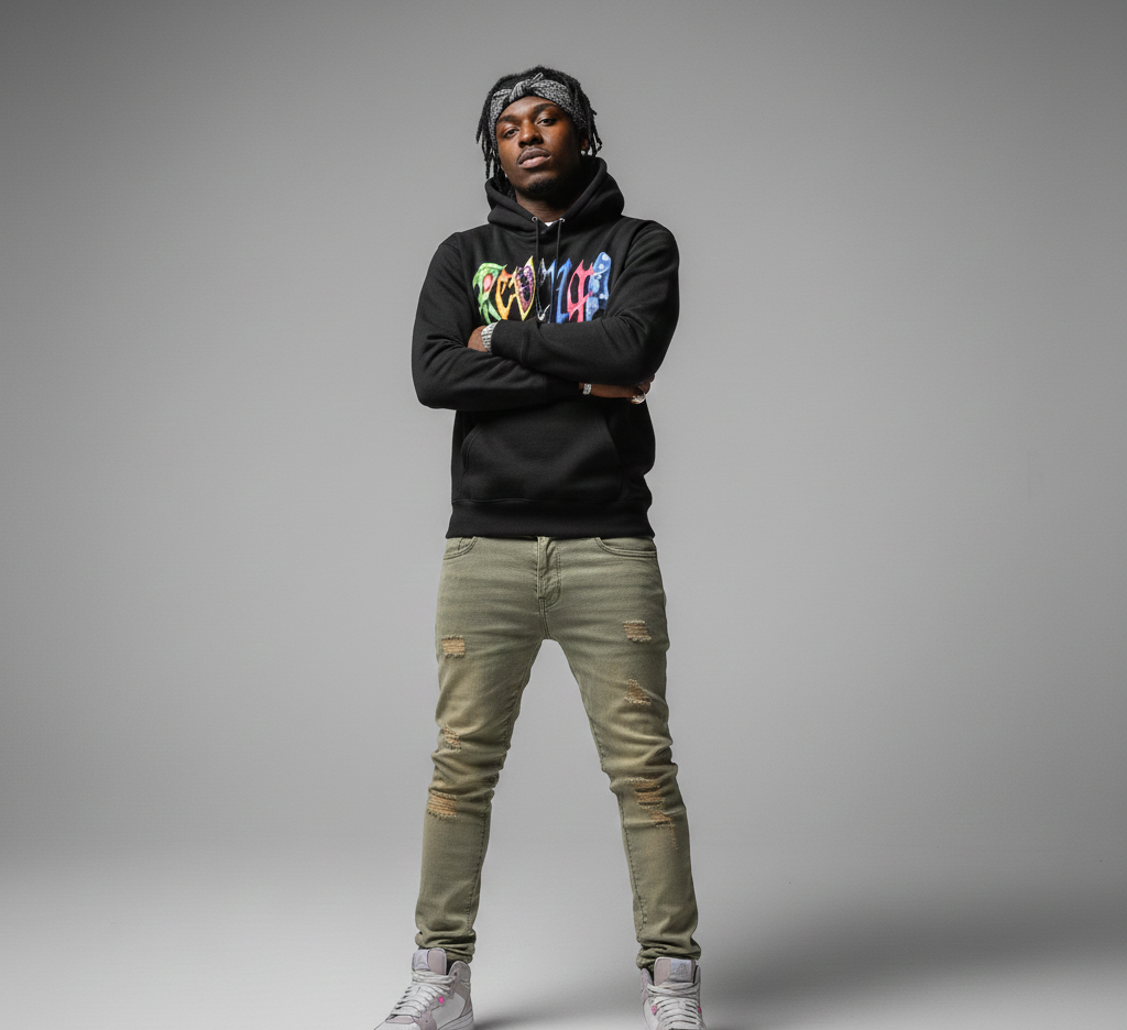 Black Angel Sp5der 555 Hoodie