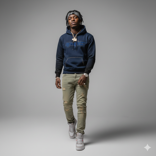Blue Sp5der Hoodie