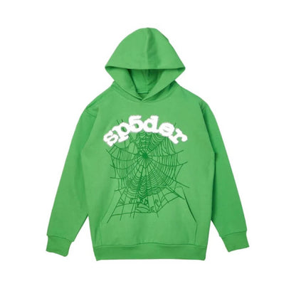 Sp5der Web Hoodie Slime Green